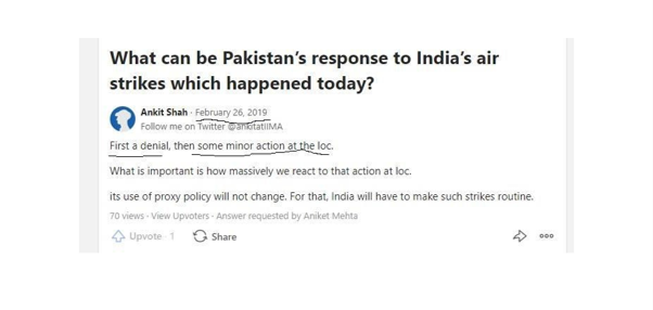 Balakot Air Strikes Outcome