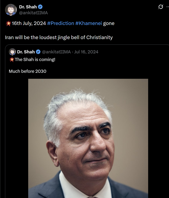 Regime Change of Iran Prediction